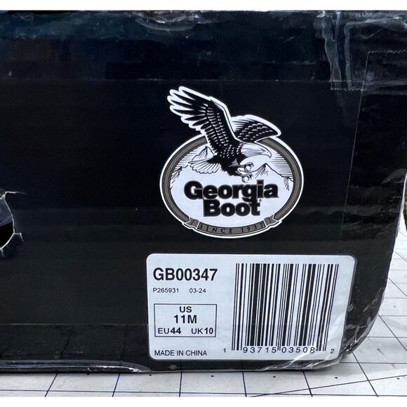 Georgia Wedge 6 Inch Electrical Soft Toe Work Boots Men’s Sz. 11 New - Picture 9 of 11